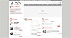 Desktop Screenshot of emysystech.com